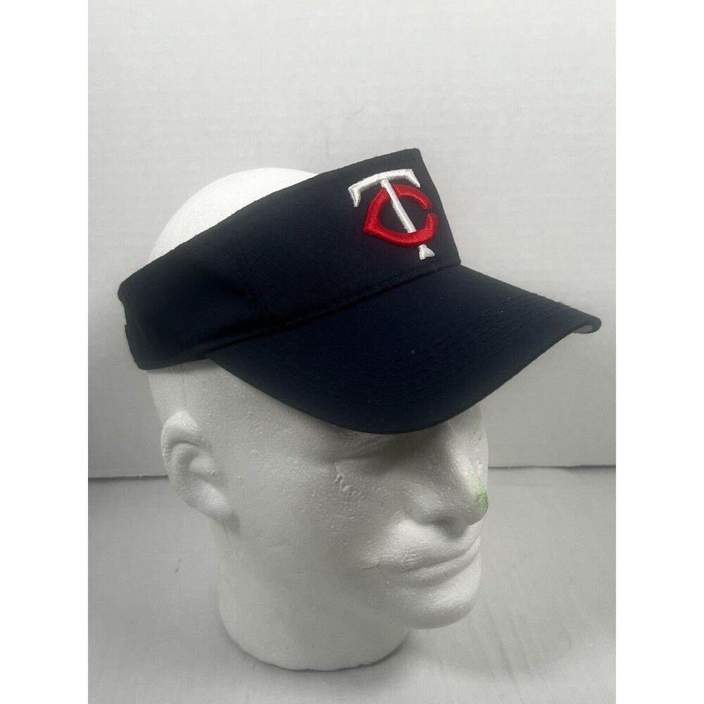 Minnesota Twins Visor Adjustable Strap TeamMLB Navy YOUTH